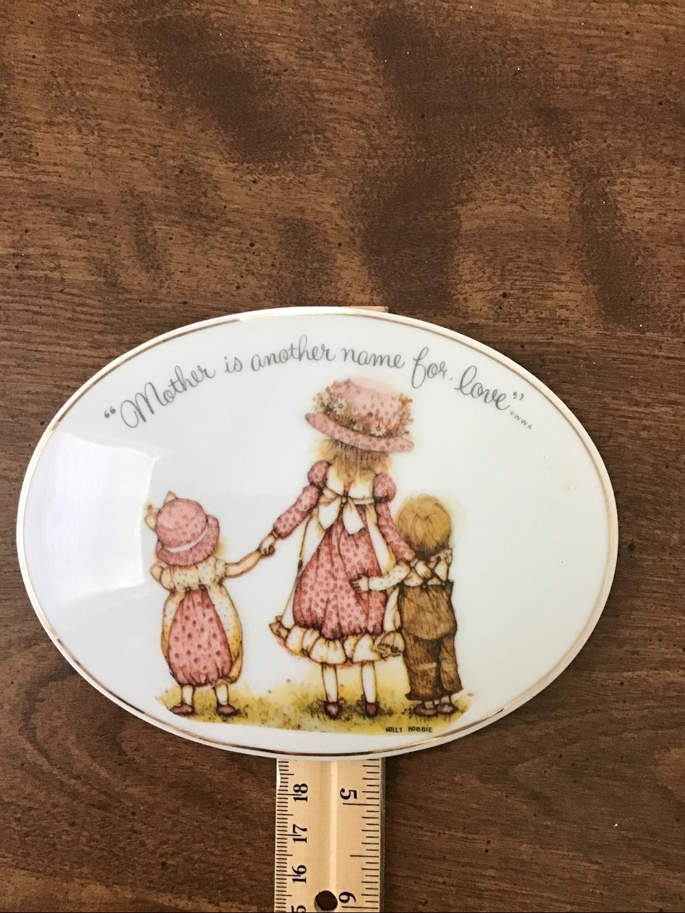 Holly Hobbie porcelain plaque - Picture 6 of 12